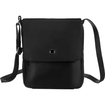 Kabelka Peterson Černá kožená messenger taška s klopou [DH] PTN TOR-373-SNC Velikost: ONE SIZE