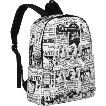 Městský batoh Bílo-černý dámský batoh se vzory Peterson PTN 79904 Velikost: ONE SIZE