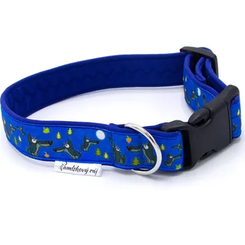 Obojek pro psa Pamlskový Ráj Obojek pro psa - vlk Barva: modrá