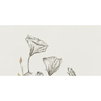 Obklad TUBADZIN Dekor Tubadzin Velo bianco flowers 4 pololesk rektifikovaný 60x120 99121287