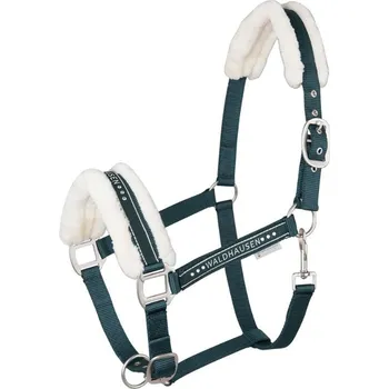 Sport Waldhausen Ohlávka ELEGANT Waldhausen, tmavě zelená Barva: Tmavě zelená, Velikost: X-FULL