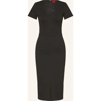 Dámské šaty Hugo Dámské Pouzdrové Šaty Kalamara, černá, 40