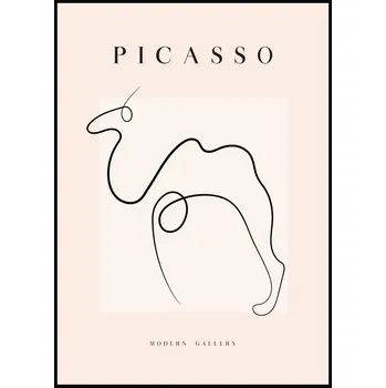 Plakát Jen tak z lásky Pablo Picasso - Velbloud Rozměr plakátu: A4 (21 x 29,7 cm)