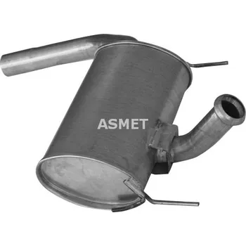 Tlumič výfuku Střední tlumič výfuku ASMET 10.039
