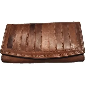 Peněženka Kožená hnědá peněženka patinovaná