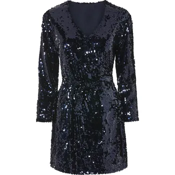 Dámské oblečení esmara® Dámské šaty s flitry (XS(32/34), navy modrá)
