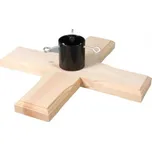 Stojan pod vánoční stromek 45 x 45 cm dřevěný 21511osh