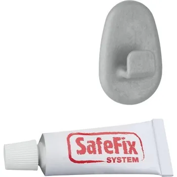 Sada 2 ks háčků a lepidla Metaltex Grey ID_1214632