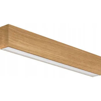 Nástěnné svítidlo LED nástěnné svítidlo Wood hnědé, integrovaný LED zdroj 24 W