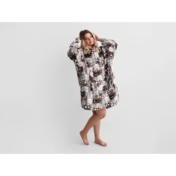 XPOSE Mikinová deka s beránkem 100 x 105 cm