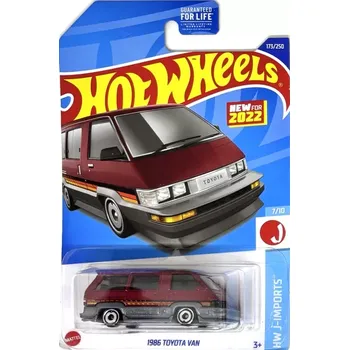 autíčko HOT WHEELS - 1986 Toyota Van Burgundy (E5)