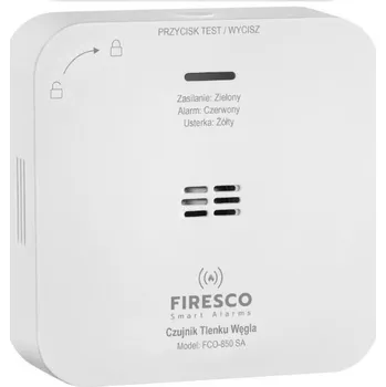 Bezpečnostní detektor Detektor oxidu uhelnatého Firesco FCO-850 SA