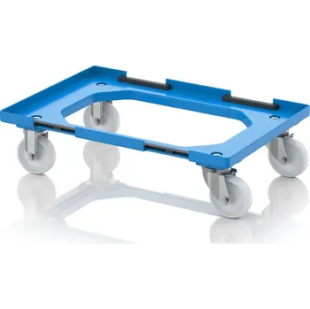 paleta Přepravní vozík Kompakt s propojovacím systémem a polyamidovými koly 61,6 x 41,6 x 17,2 cm - Nebeská modrá - Nebeská modrá - materiál: ABS - RO V 64 PAX BO.L-5015