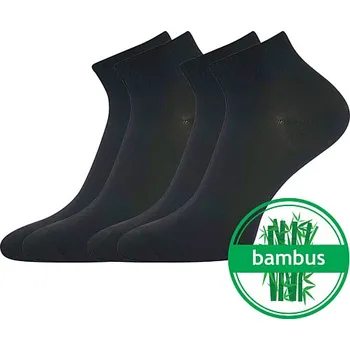 Dámské ponožky DÁMSKÉ PONOŽKY černé Fuski Boma Voxx G-bambus (Dámské ponožky dvojpack)
