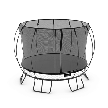 Trampolína Springfree trampolína Medium Round 3 m x 3 m černá s ochrannou sítí