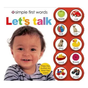 Cizojazyčná kniha Simple First Words Let's Talk – Roger Priddy (EN)