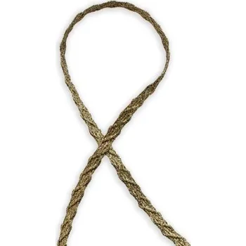 Stuha Prýmek leonský ZLATÝ 6mm 28032 - Zlatá, 6 mm