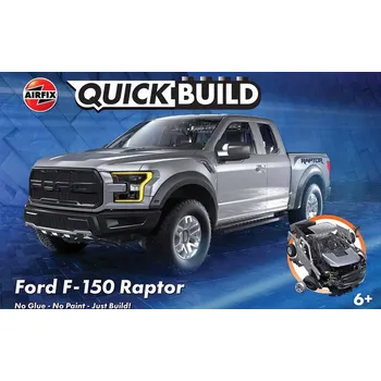 Plastikový model Airfix Quick Build - Ford F-150 Raptor - Grey