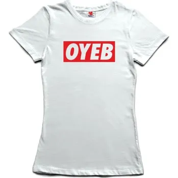 Žertovný předmět Oyeb - dámské tričko s potiskem XXL bílá - white Červená - 408