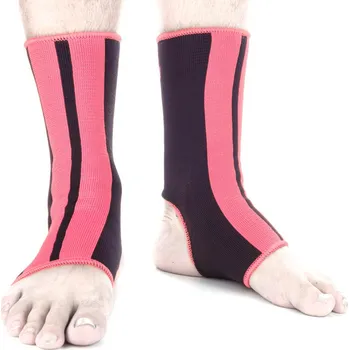 Bandáž kotníků Fighter - černá/růžová, FAS-03 L