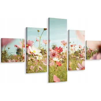 Obraz Vícedílný obraz ZAHRADA Květiny Krajina 3D 200x120