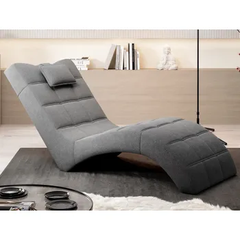 Zahradní lehátko Relaxační lehátko London, holubí šedá látka