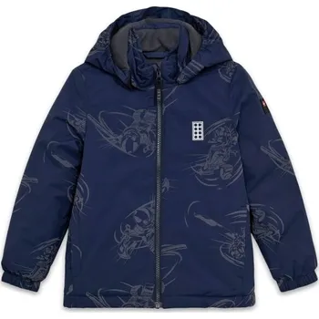 Chlapecká bunda Chlapecká zimní bunda LEGO® kidswear LWJAD 602 116 Tmavě modrá, Tmavě šedá, Stříbrná