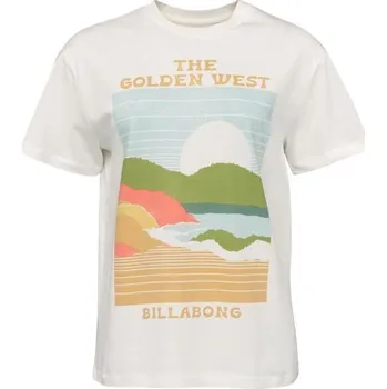 Dámské tričko Dámské triko Billabong GOLDEN WEST S/8 Bílá, Mix