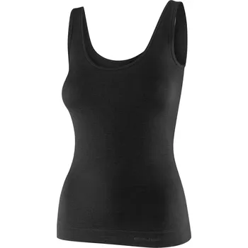 Dámské tričko BRUBECK DÁMSKÉ TRIČKO BEZ RUKÁVŮ COMFORT MERINO TA1059W Barva: Černá, Velikost: M