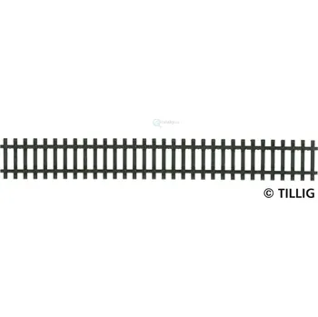 Modelová železnice TT - G1 - rovný pražcový pás 166 mm / Tillig 83001