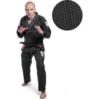 Oblečení pro bojové sporty Fighter BJJ kimono Rice Straw - černá, BJJBL-09 A1