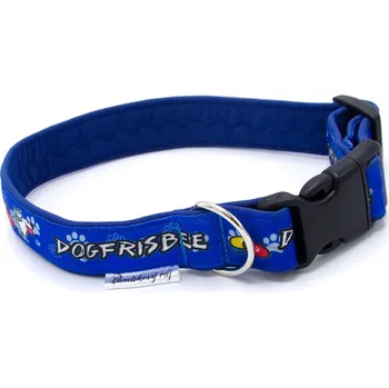 Obojek pro psa Pamlskový Ráj Obojek pro psa - dogfrisbee Barva: modrá