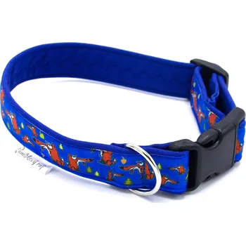 Obojek pro psa Pamlskový Ráj Obojek pro psa - liška Barva: modrá