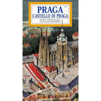 Praga Castello di Praga mapa italsky