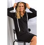 Černý mikinový župan s kapucí Velikost: XL