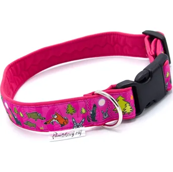 Obojek pro psa Pamlskový Ráj Obojek pro psa - les Barva: růžová (les)