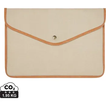 batoh na notebook Obal na 16" notebook VINGA Bosler z GRS recykl. canvas - Béžová, Firemní dárkové předměty s vlastním potiskem