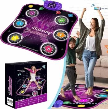 Dancing Challenge 2 taneční podložka 79 x 90 cm černá/fialová Taneční podložka Dancing Challenge 2 taneční podložka 79 x 90 cm černá/fialová