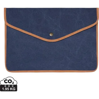 batoh na notebook Obal na 16" notebook VINGA Bosler z GRS recykl. canvas - Námořní Modř, Firemní dárkové předměty s vlastním potiskem