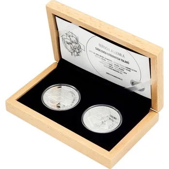 Sada dvou tolarů Královské dvojice - Bořivoj I. a Ludmila proof