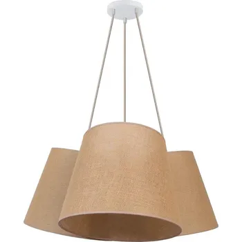 Duolla - Lustr na lanku ROSSA 3xE27/15W/230V pr. 75 cm hnědá