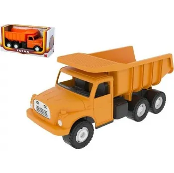 autíčko Auto Tatra 148 plast 30cm oranžová sklápěč v krabici