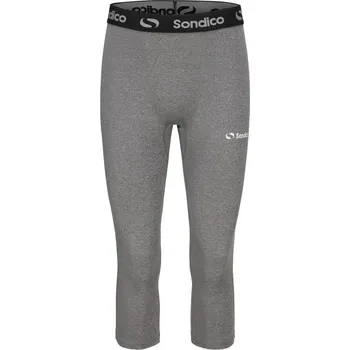 Sondico Core Three Quarter Base Layer Tights Mens Grey XL