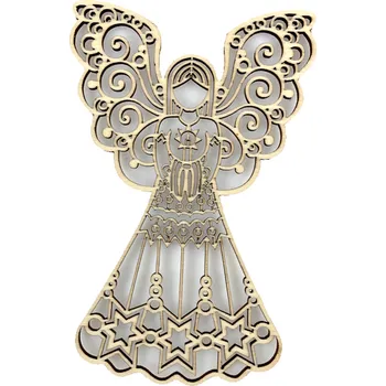 Vánoční ozdoba DřevoNovák Anděl VELKÝ 1. 19 x 12cm