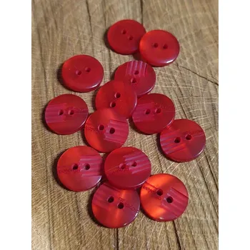 Knoflík Knoflík červený s nápisem Fashion menší