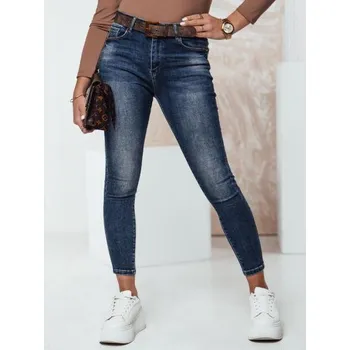 Dámské džíny Dámské džínové kalhoty TRENDILEGS push up tmavě modré