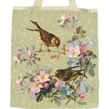 Nákupní taška Plátěná nákupní taška, Jarní píseň v béžovém