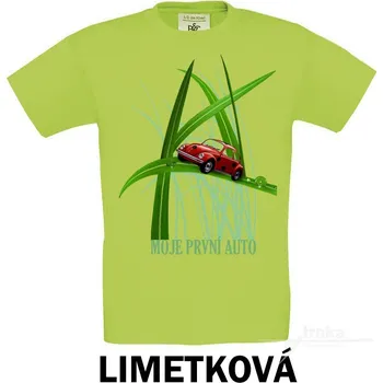 Tričko dětské KR, Auto brouk Barva: Limetková, Velikost: 110