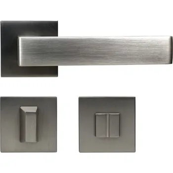 Dveřní kování RK.C36.GARDA.WC.NIMAT klika na dveře Satén