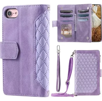 Pouzdro na mobilní telefon Pouzdro pro iPhone 7 / 8 / SE ( 2020 / 2022 ) Double Layer fialové